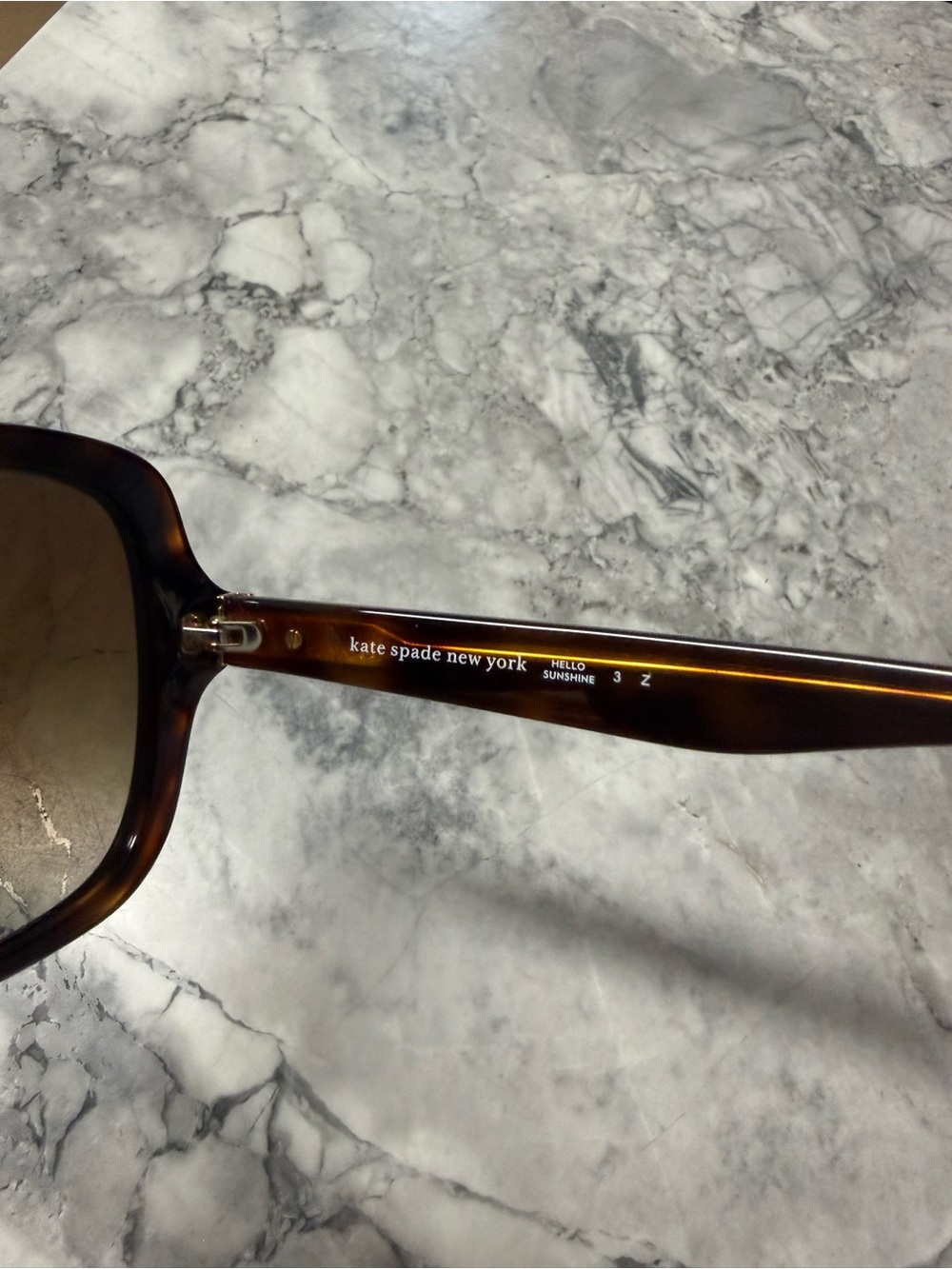 Kate Spade Katelyn/s Polarized Brown Tortoise Sunglasses 58 17 140 - Picture 3 of 5